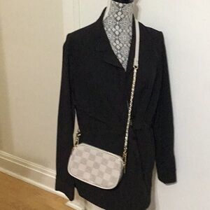 ⬇️Price Drop⬇️ Steve Madden Bleia-P Natural multi two tone crossbody bag NWOT.